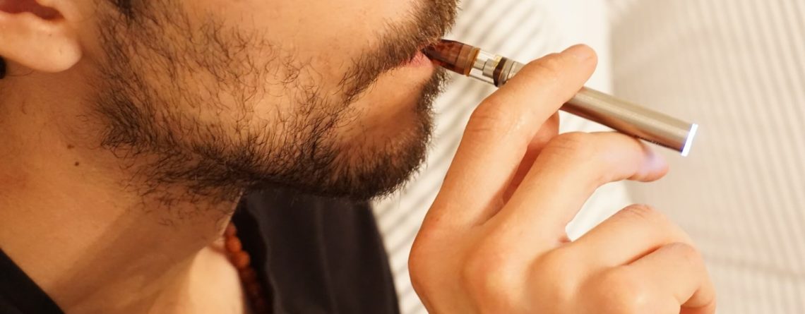 Smoking Through A THC Distillate Pen