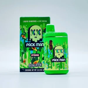 pack man disposable vape hybrid avocado