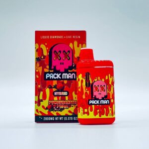 pack man disposable vape pomegranate pear