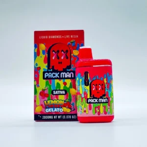 pack man disposable vape lemon cherry gelato