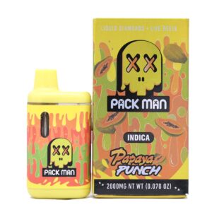 Pack man papaya punch disposable vape