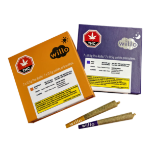 willo 7 pack half-gram prerolls