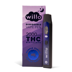 willo purple punch 2000mg thc disposable vape pen