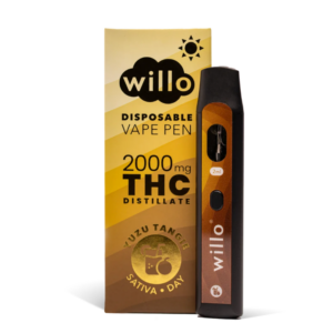 willo yuzu tangie 2000mg thc disposable vape pen